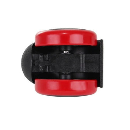 Office chair wheels - 5 pcs - red