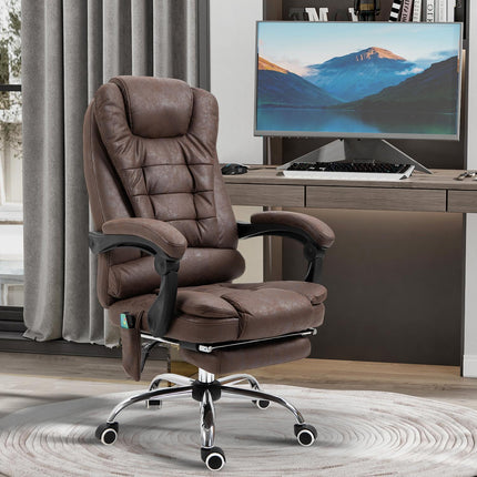 Ergonomic office chair with massage, tilt and heat