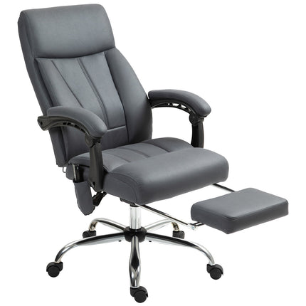 Ergonomic office chair, dark grey, massage & reclining function