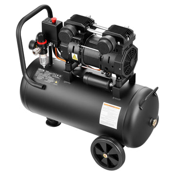 Oil-Free Air Compressor 30L, 1.5 kW, 8 Bar, Wheeled