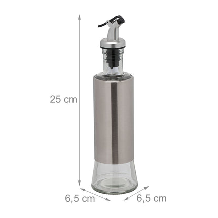 Oil and vinegar set with 4 bottles
