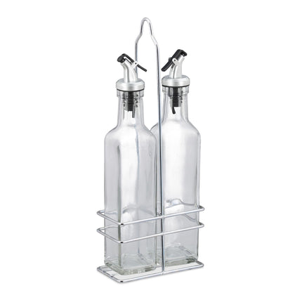 Oil and vinegar set with stand