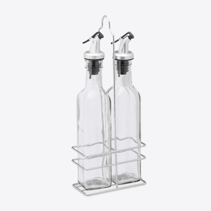 Oil and vinegar set with stand