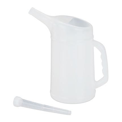 Oil jug with filler neck