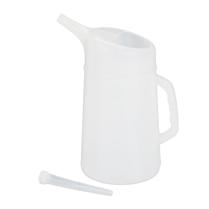 Oil jug with filler neck