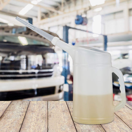 Oil jug with filler neck