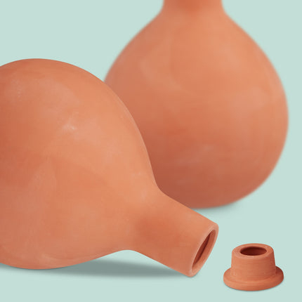 Ollas Clay Watering Pots, 1.5L, Set of 2