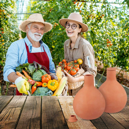 Ollas Clay Watering Pots, 1.5L, Set of 2