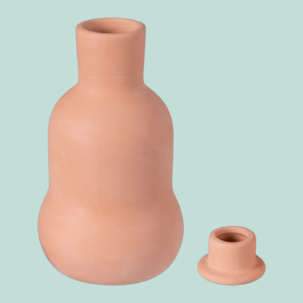 Ollas Irrigation Set, 500 ml Clay Water Reservoir, 3-Pack