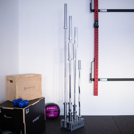Olympic Bar Rack, Commercial Grade, Steel