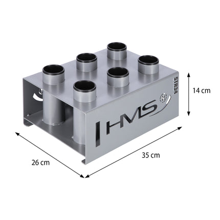 Olympic Bar Rack, Commercial Grade, Steel