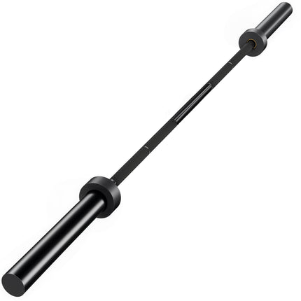 Olympic Barbell, 180 cm Steel, 200 kg Capacity, Black