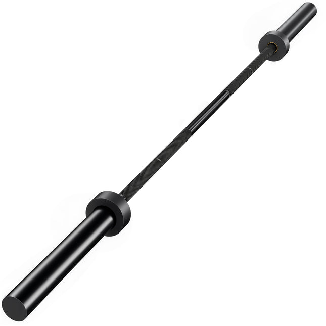 Olympic Barbell, 180 cm Steel, 200 kg Capacity, Black