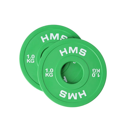 Olympic Bumper Plate Pair, 1 kg Each