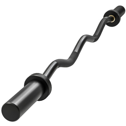 Olympic Curl Bar, 5 cm Sleeves, Steel, 100 kg Capacity
