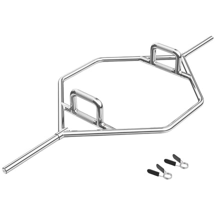 Olympic Hex Trap Bar, 226kg Capacity, Foldable Handles