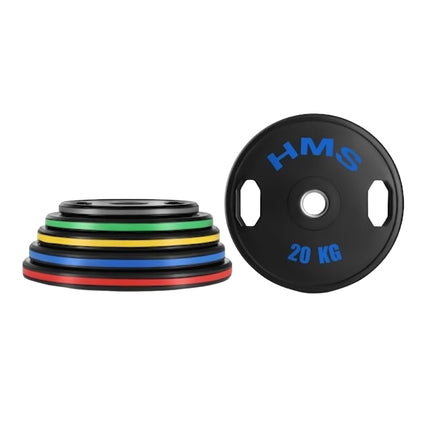 Olympic Rubber Weight Plates, 2 x 20 kg