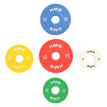 Olympic Weight Plates Set, 0.5–2.5 kg, 5 Pairs