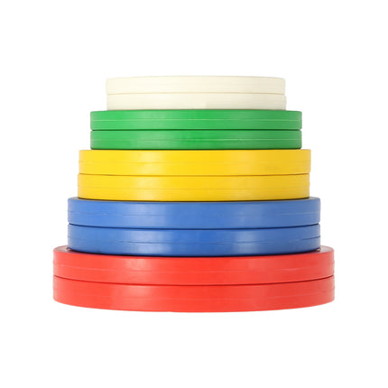 Olympic Weight Plates Set, 0.5–2.5 kg, 5 Pairs