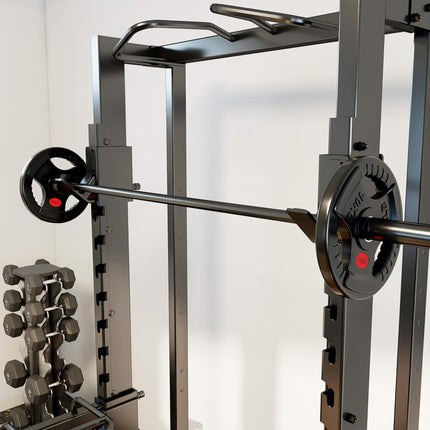 Olympic Weight Plates Set, 2 x 10 kg, 5 cm Hole, Black