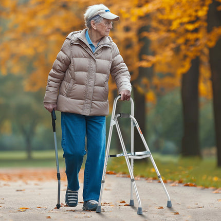 One-Arm Folding Hemi Walker, 6-Level, 350 lb Capacity