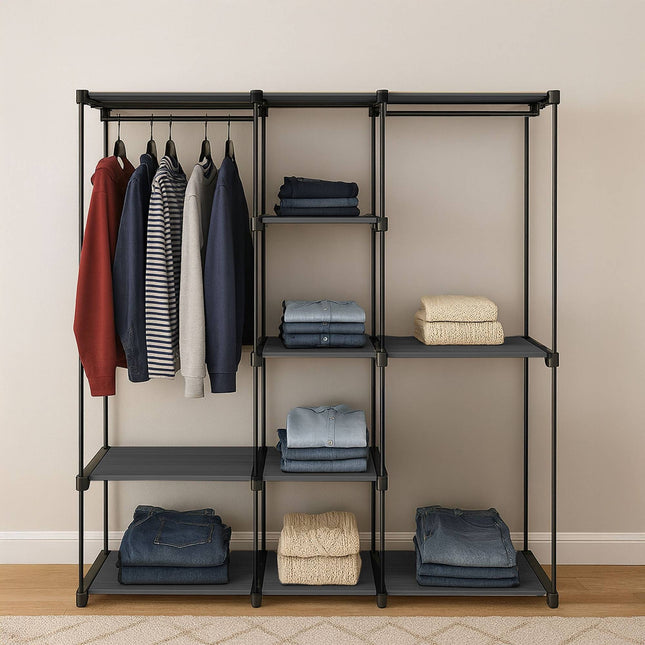 Open Wardrobe – Metal Freestanding Clothes Rack