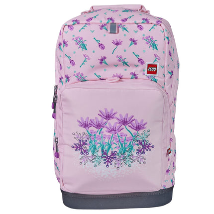 Optimo School Bag for Kids, Floral Design, Durable Material