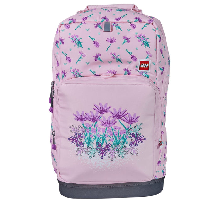 Optimo School Bag for Kids, Floral Design, Durable Material