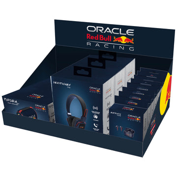 Oracle Red Bull Racing Counter Display with Audio Products, Cardboard