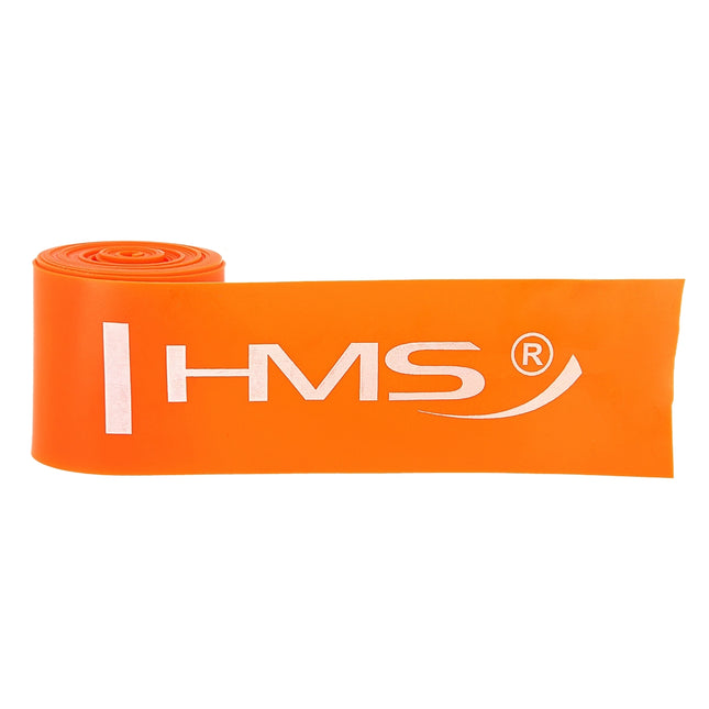 Oranje oefenweerstandsband - rubber, floss-stijl