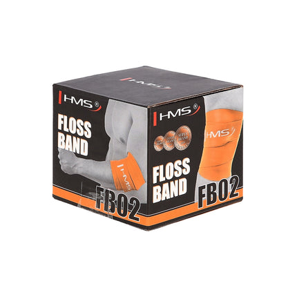 Orange Exercise Resistance Band – Rubber, Floss Style