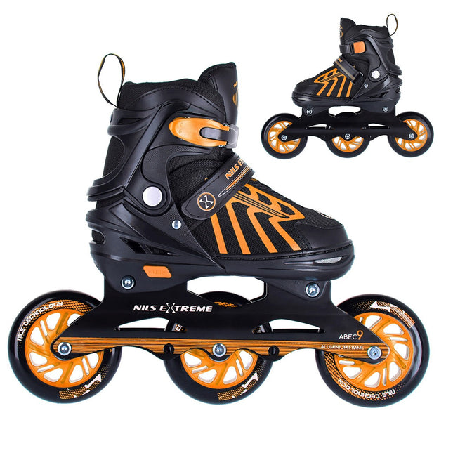 Oranje inline skates, maat L (39-43)