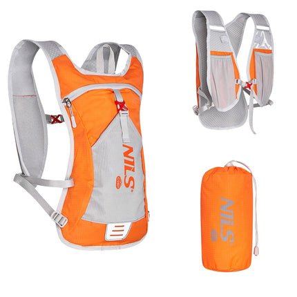 Orange Running Backpack, Lightweight, Water-Resistant