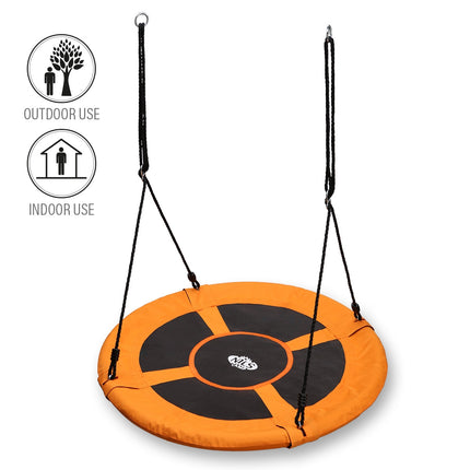 Orange Saucer Swing, Durable Outdoor Fun