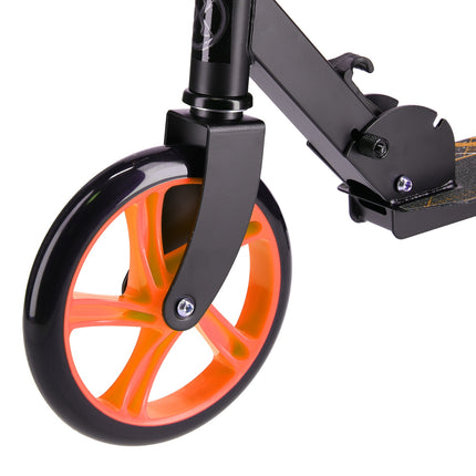 Orange Scooter, Foldable, Lightweight, Adjustable Handle