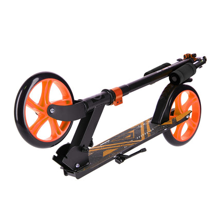 Orange Scooter, Foldable, Lightweight, Adjustable Handle