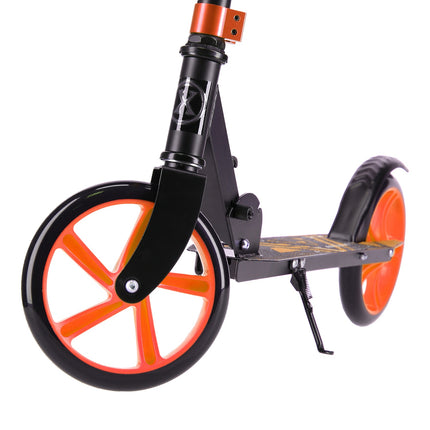 Orange Scooter, Foldable, Lightweight, Adjustable Handle