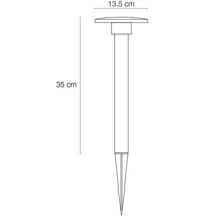 Orbit Bollard 35 cm