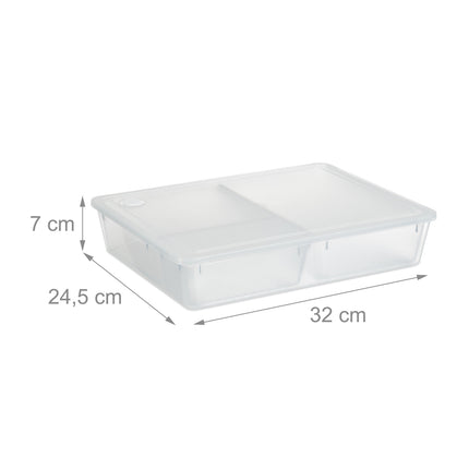 Organiser Box with 3 Removable Compartments