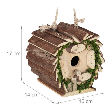 Ornamental box with moss