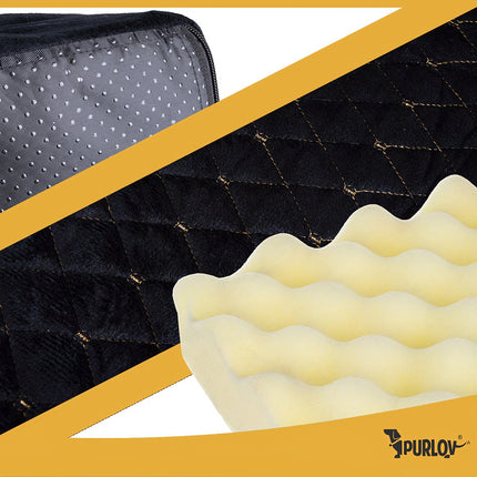 Orthopedic Pet Bed, Small, Foam, Non-Slip, Washable Cover