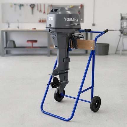 Outboard Motor Stand, Steel & Wood, 100kg Capacity