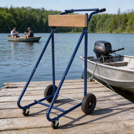 Outboard Motor Stand, Steel & Wood, 150 kg Capacity