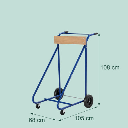 Outboard Motor Stand, Steel & Wood, 150 kg Capacity