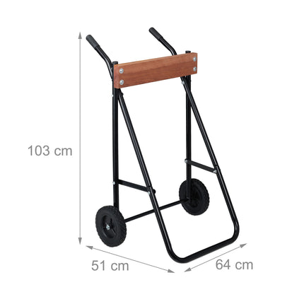 Outboard Motor Stand Steel and Wood