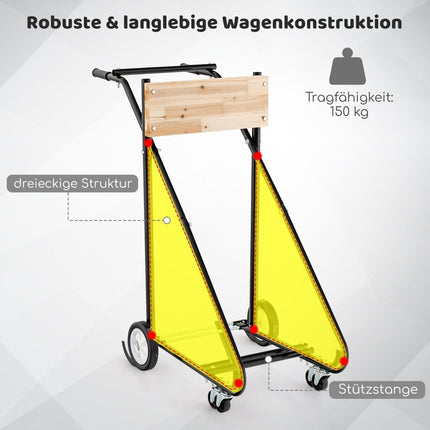 Outboard Motor Stand with Wheels, 150 KG Capacity