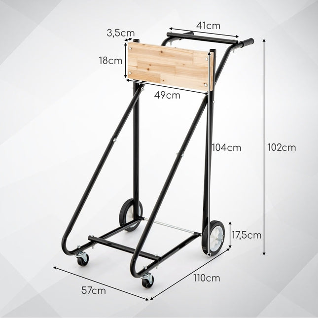 Outboard Motor Stand with Wheels, 150 KG Capacity
