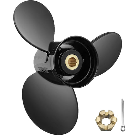 Outboard Propeller 3-Blade 14 1/4 x 21, 19 Spline RH