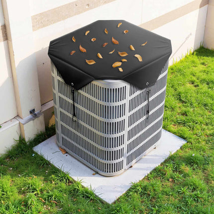 Outdoor AC Unit Cover, Waterproof Top, 36 x 36 Inch, Black