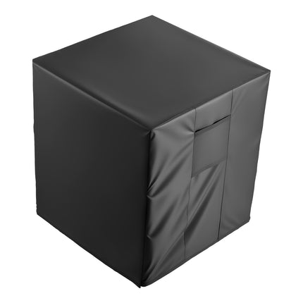 Outdoor Air Conditioner Cover, Waterproof, Mesh Vent, Black